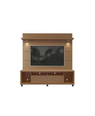 Shop Manhattan Comfort Cabrini Tv Stand And Floating Wall Tv Panel With Led Lights