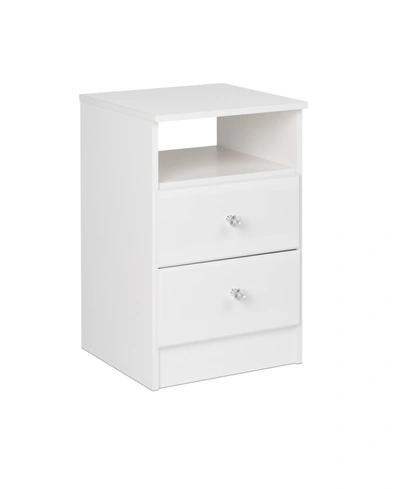 Shop Prepac Astrid 2-drawer Nightstand With Acrylic Knobs