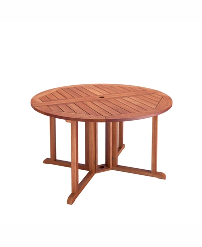 Shop Corliving Distribution Miramar Hardwood Outdoor Drop Leaf Dining Table