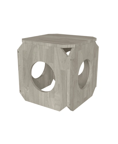 Shop Handy Living Rhodes Wood Pet Hut Cube-stool