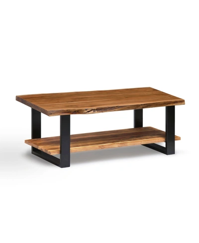 Shop Alaterre Furniture Alpine Natural Live Edge Wood Large Coffee Table