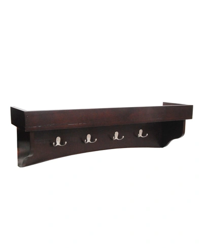 Shop Alaterre Furniture Shaker Cottage Coat Hooks With Tray Shelf