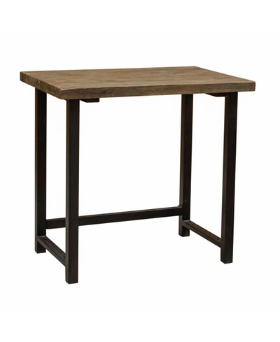 Shop Alaterre Furniture Alaterre Pomona 32" W Small Metal And Solid Wood Desk