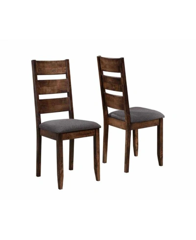 Shop Coaster Home Furnishings Barrett Ladderback Dining Side Chairs (set Of 2)
