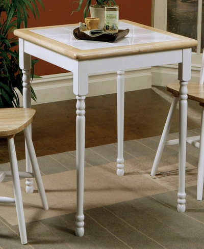 Shop Coaster Home Furnishings Augustin Square Tile Top Casual Dining Table