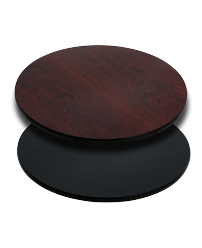Shop Clickhere2shop 24" Round Table Top With Reversible Laminate Top
