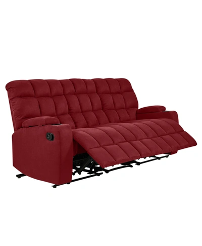 Shop Handy Living Prolounger Wall Hugger Storage 3 Seat Reclining Sofa