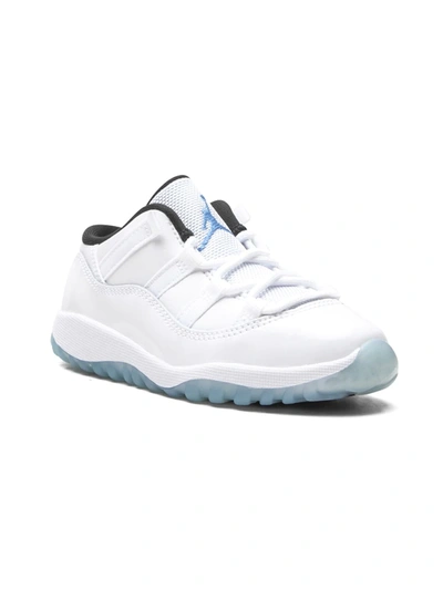 Shop Jordan Air  11 Low "legend Blue" Sneakers In White