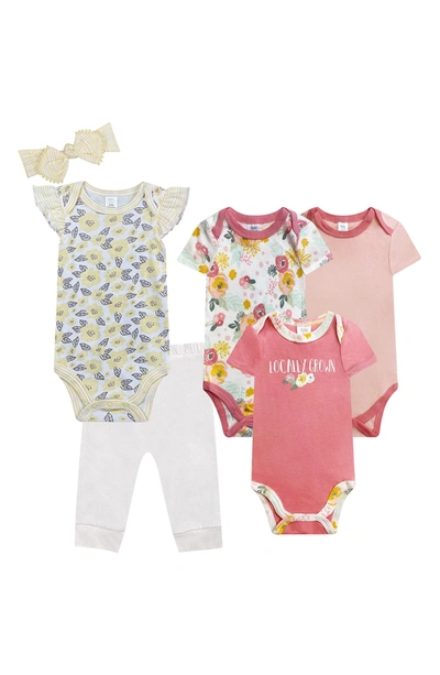Shop Baby Kiss Cotton Layette Set In Yellow