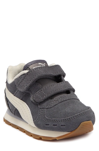 Puma Kids' Vista V Sneaker In Castlerock Whisper White Gray | ModeSens