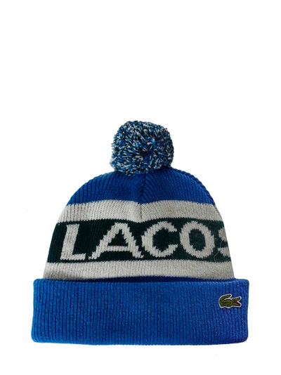 Shop Lacoste Hat In Light Blue