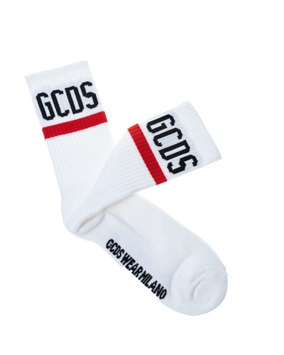 Shop Gcds Socks In Bianco