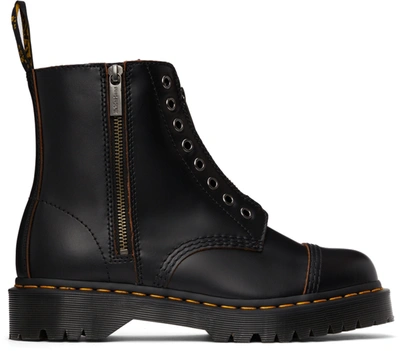 Shop Dr. Martens' Vintage Smooth Laceless 1460 Bex Boots In Black