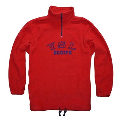 Pre-owned Saint Laurent Knitwear & Sweatshirt In Red