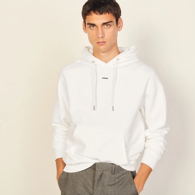 Shop Sandro Hoodie In White