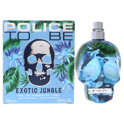 Shop Police To Be Exotic Jungle By  For Men - 2.5 oz Edt Spray In Green