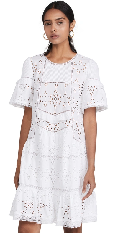Shop Sea Cotton Mini Dress White