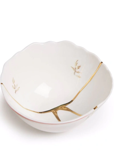 Shop Seletti Kintsugi Fruit Bowl In 白色