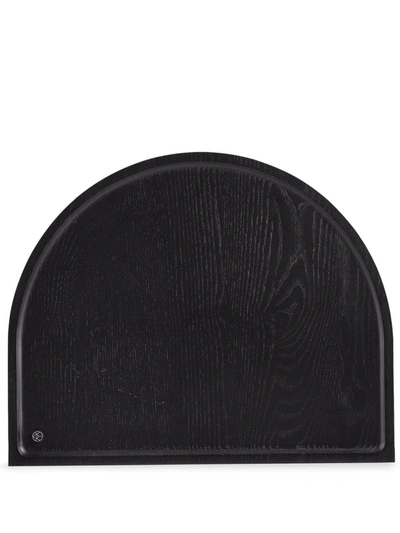 Shop Aytm Session Rounded Tray In Black