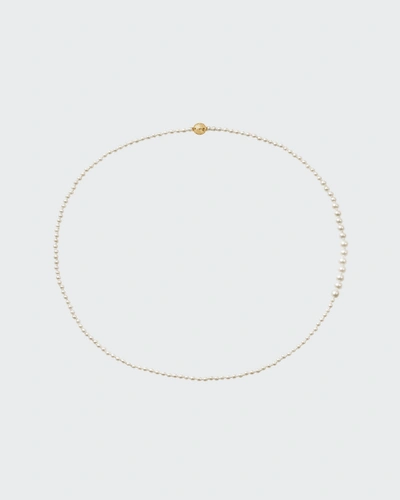 Shop Sophie Bille Brahe Peggy Mini Graduated Freshwater Pearl-strand Necklace