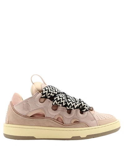 Shop Lanvin "curb" Sneakers In Pink