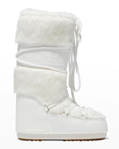 Moon Boot Lightweight Icon-style Winter Boot In White