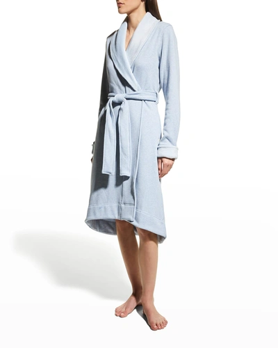 Shop Ugg Duffield Ii Fleece Robe In Fresh Air Heather