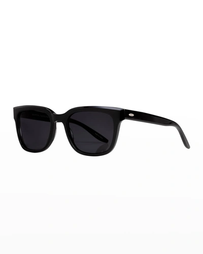 Shop Barton Perreira Men's Chisa Polarized Ar Sunglasses In Black/nocturnal