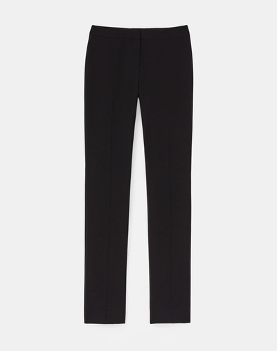 Shop Lafayette 148 Petite Finesse Crepe Barrow Pant In Black