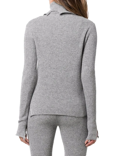Shop Alanui Women's Grey Wool Sweater