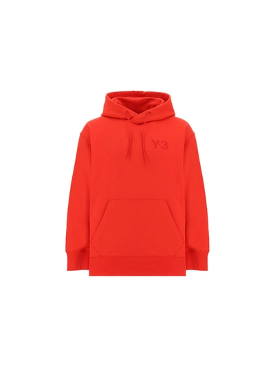 Shop Adidas Y-3 Yohji Yamamoto Men's Red Cotton Sweatshirt