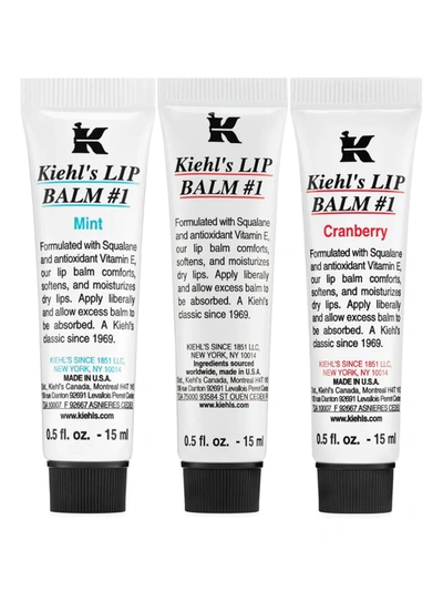 Shop Kiehl's Since 1851 Kiss Me With Kiehl's 3-piece Lip Balm Set