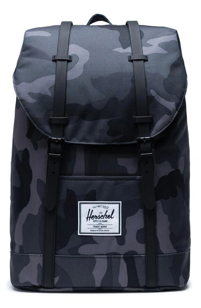 Shop Herschel Supply Co Retreat Backpack In Night Camo