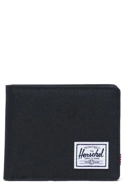 Shop Herschel Supply Co Roy Rfid Wallet In Black