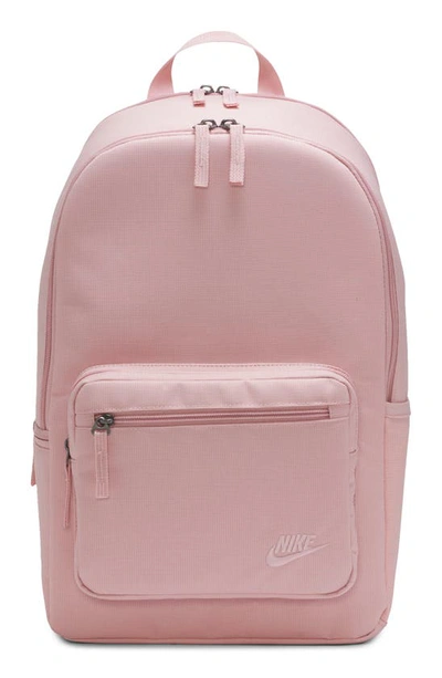 Shop Nike Heritage Eugene Backpack In Pink Glaze/ Pink Glaze/ Pink