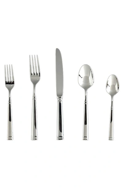 Shop Fortessa Bistro 20-piece Place Setting In Stainless Steel
