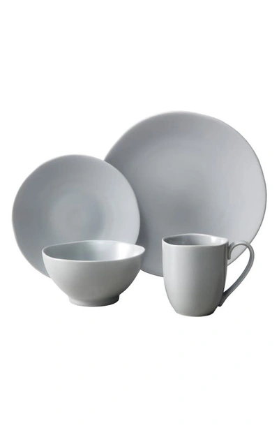 Shop Fortessa Heirloom Smoke 16-piece Dinnerware Set In Gray