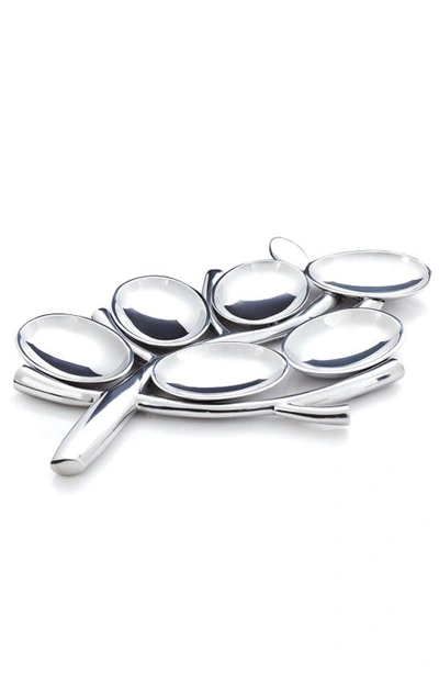 Shop Nambe 'tree Of Life' Seder Plate In Silver