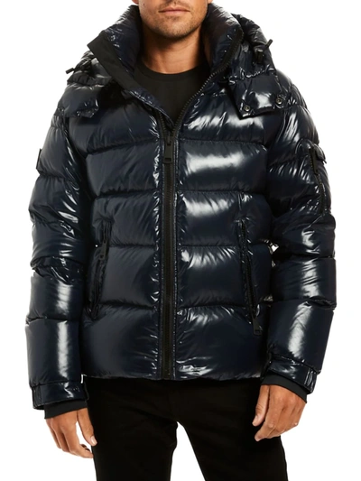 Shop Sam Men's Glacier Down Puffer Jacket In Dark Marine