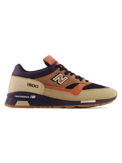 New Balance Brown Made In Uk 1500 Sneakers In Black/brown | ModeSens