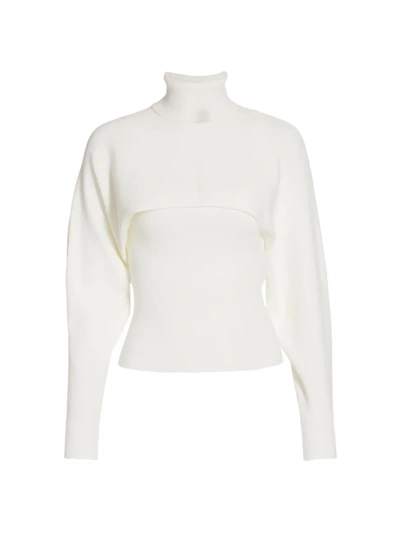 Shop A.l.c Ellie Turtleneck Sweater In White