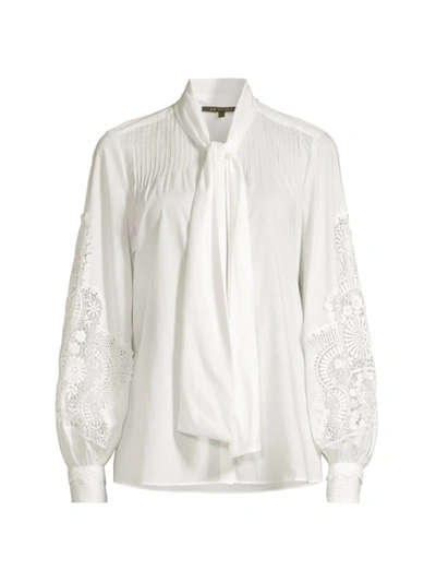 Shop Kobi Halperin Women's Kinsley Cotton Blouse In White