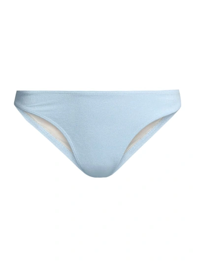 Shop Faithfull The Brand Women's Ophelle Bikini Bottom In Corn Flower Blue