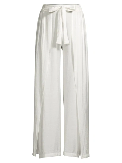 Shop Peixoto Women's Joan Wrap Pants In Patched White
