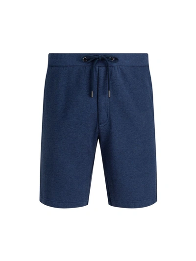 Shop Bugatchi Comfort Collection Drawsring Shorts In Navy