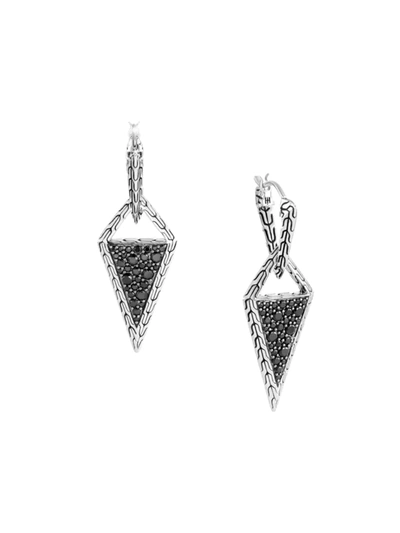 John Hardy Tiga Transformable Drop Earring In Black