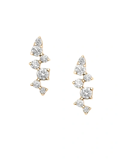 Shop Djula Women's Féerique 18k Yellow Gold & Diamond Single Earring