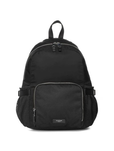 Shop Storksak Eco Hero Diaper Bag Backpack In Black