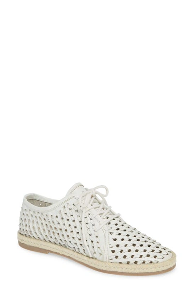 Shop Seychelles Retro Row Oxford In White Leather