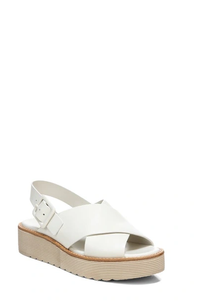 Shop Vince Zena Platform Sandal In Off White
